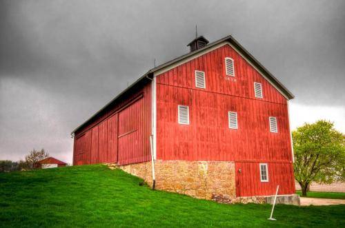 1876 Barn HDR - Freeport, Illinois