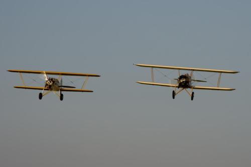 A Pair o Biplanes over Brodhead, WI 2