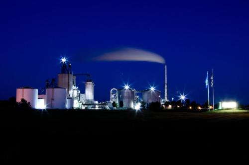 Badger State Ethanol Plant in Monroe, WI on an Early Morning