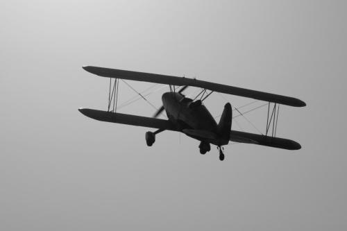 Biplane In The Sky - Heading To The Clouds