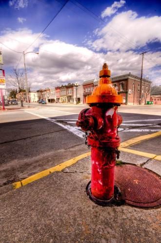 Fire Hydrant HDR - Darlington, WI