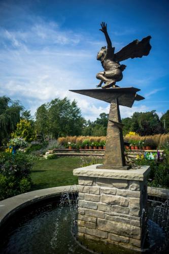 Fountain Flying