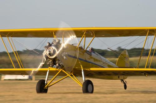 Landing Biplane