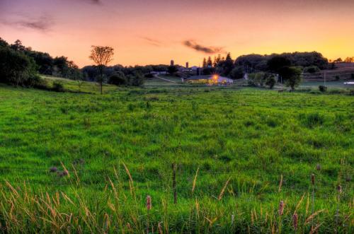 Late Sunset Dairy Parlor HDR