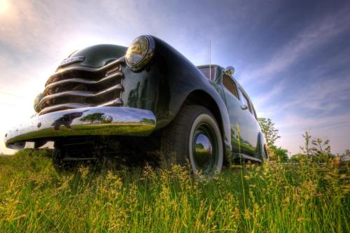 Old Chevy in the Grass