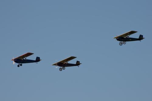 Pietenpol Airplanes in a Group