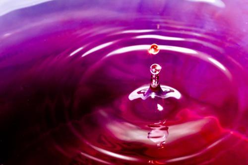 Purple Droplet Splash 1