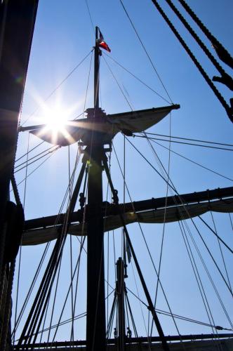 Ship Mast on Pinta Replica