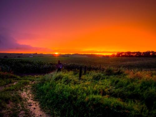 Storm Chasing Sunset